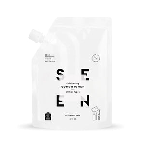 SEEN Acondicionador Eco-Recarga sin fragancia, botella lista para uso diario suave para el cabello
