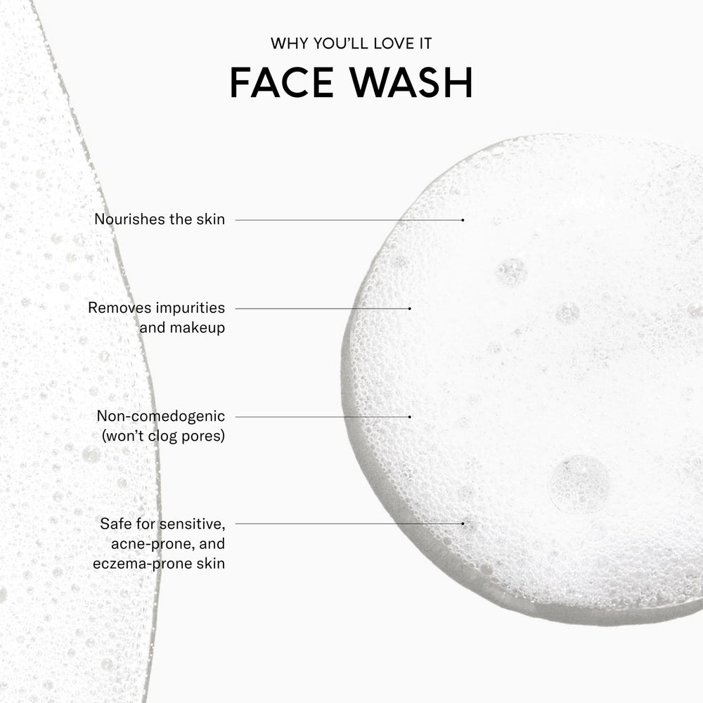 SEEN Face Wash para piel sensible, apto para eczema y acné.