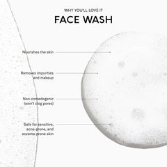 SEEN Face Wash para piel sensible, apto para eczema y acné.