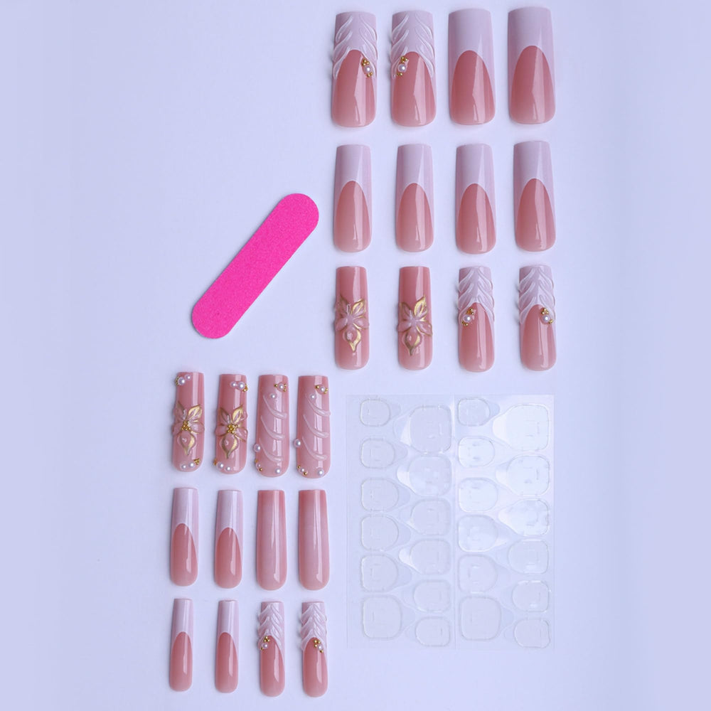 Uñas SEENEEY 24 piezas, ideal para cambios de estilo rápidos