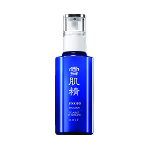 SEKKISEI Emulsión: botella hidratante para piel suave y luminosa.