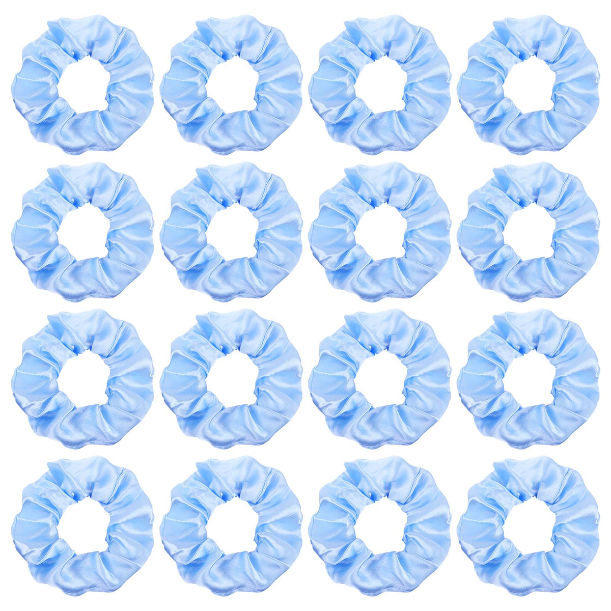 Semato lazos saten azul claro, primer plano para recogidos elegantes y duraderos.
