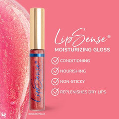 SeneGence LipSense acabado perlado muestra un brillo sutil y duradero.
