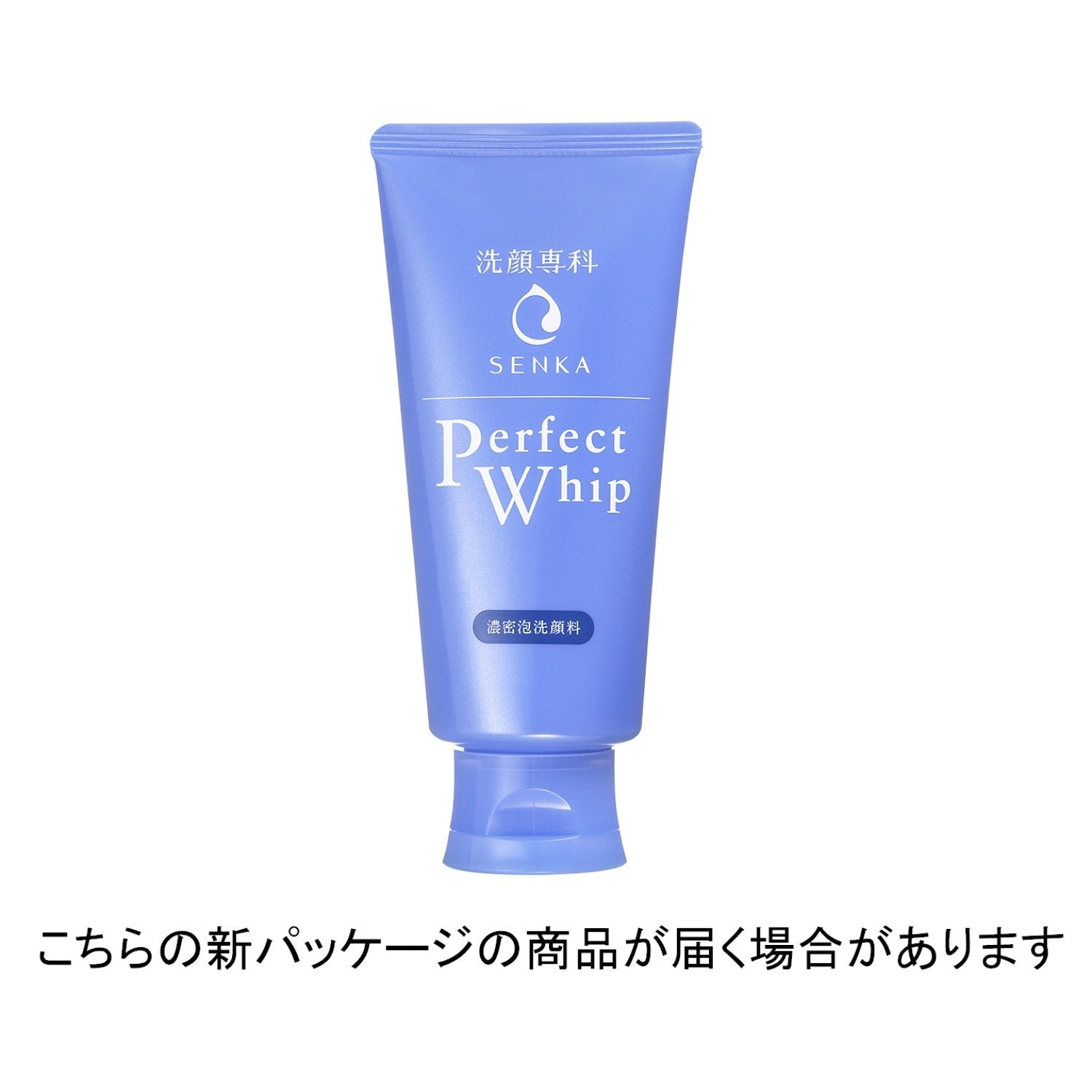 Senka Perfect Whip frasco de 120 g, importado de Japón para uso diario.