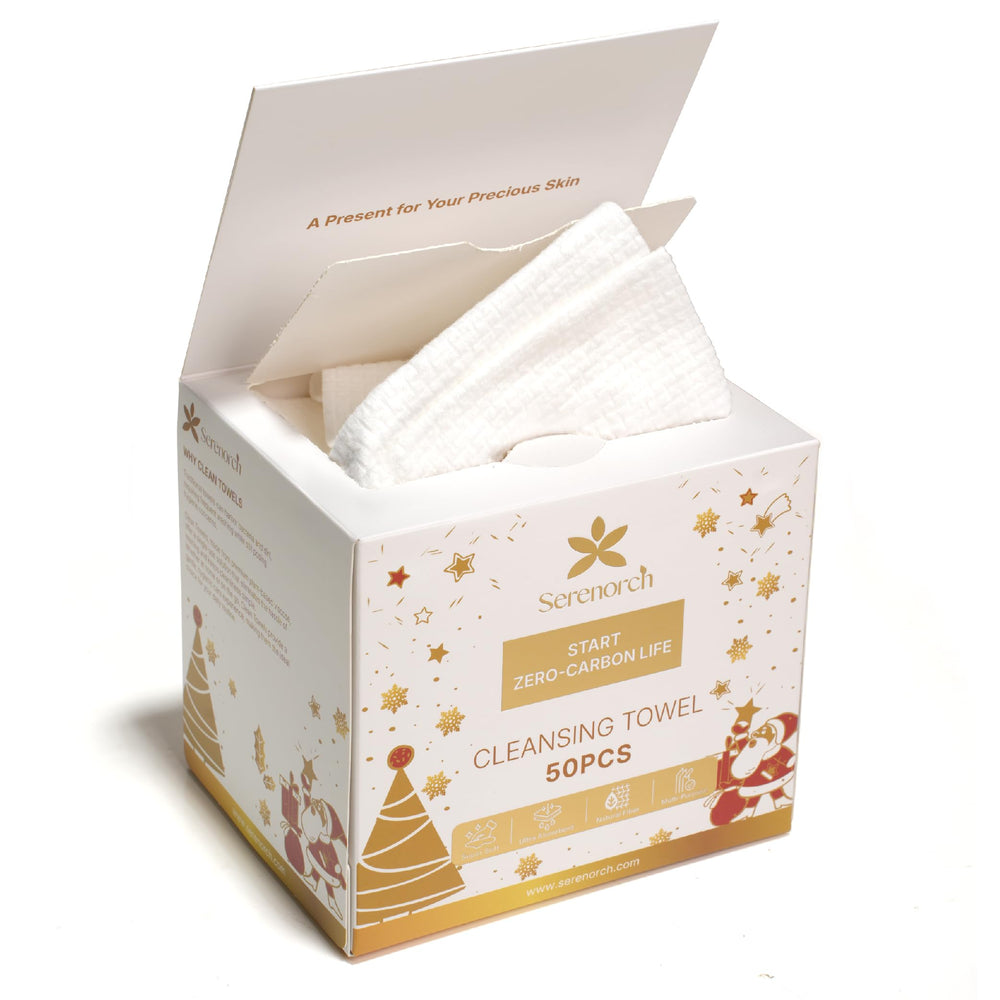 Serenorch edición Navidad, caja imantada protege las toallas faciales.