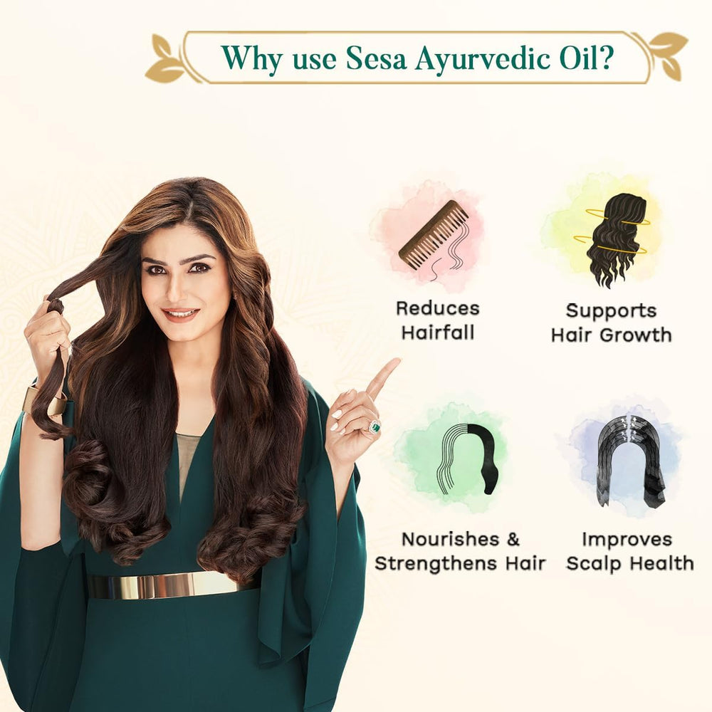 SESA Cabello más fuerte: masaje capilar que estimula la circulación.