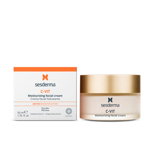 Sesderma C-VIT crema facial con bote: hidratación profunda para una piel radiante