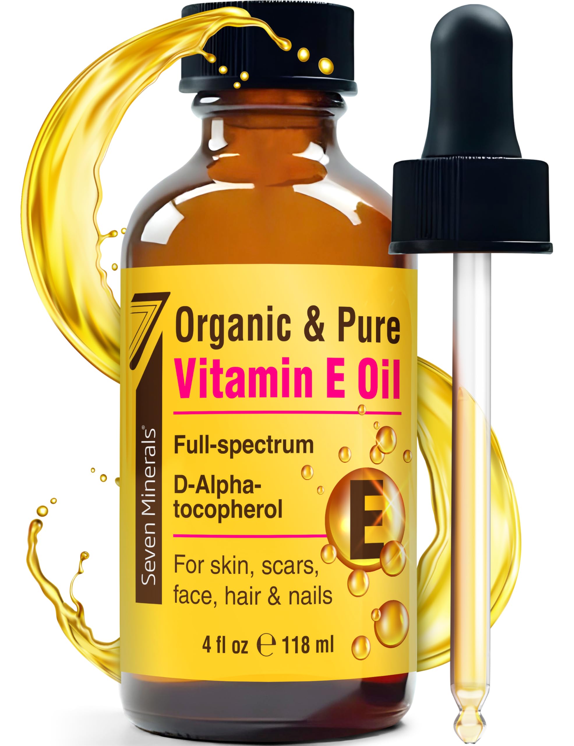 Seven Minerals: cuidado de manos y uñas secas con aceite de vitamina E.