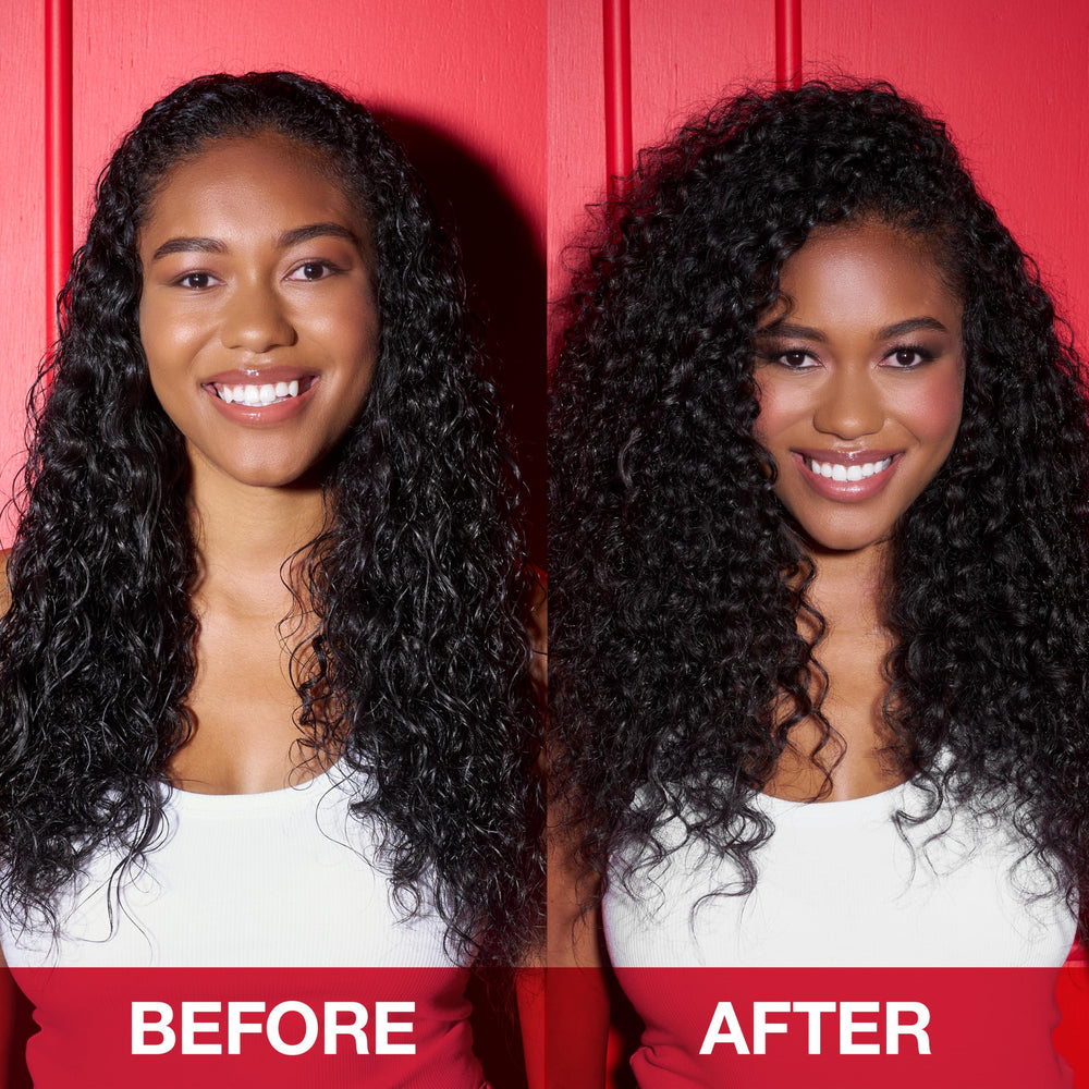 SexyHair Big Creme 2: textura y separación visibles en el cabello.
