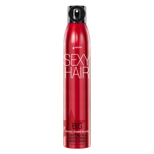 SexyHair Big Root Pump Plus, aplicación en raíz para volumen duradero.
