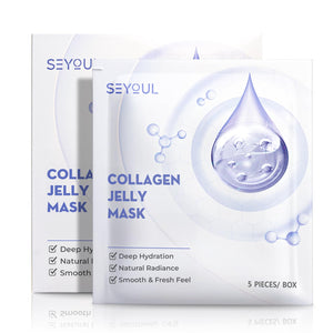SEYOUL mascarilla de gel con colágeno 83% para hidratación profunda.