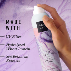 SGX NYC Hazlo Todo 3-en-1, cabello texturizado con fijación ligera.
