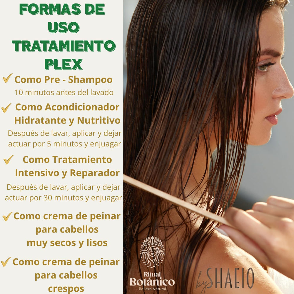 SHAEIO RitualBotanico Aplicacion Cabello: masaje suave para rutina diaria