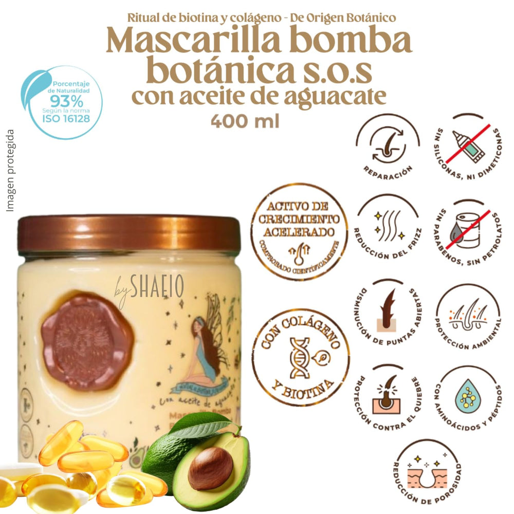 SHAEIO RitualBotanico Empaque: kit completo de cuidado capilar