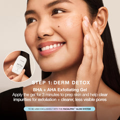 Shark exfoliacion spa glow para piel suave y luminosa.