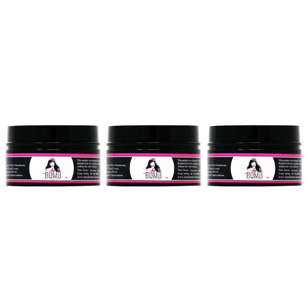 Edge Control de She Is Bomb Collection, conjunto de tres botellas para un acabado limpio y duradero