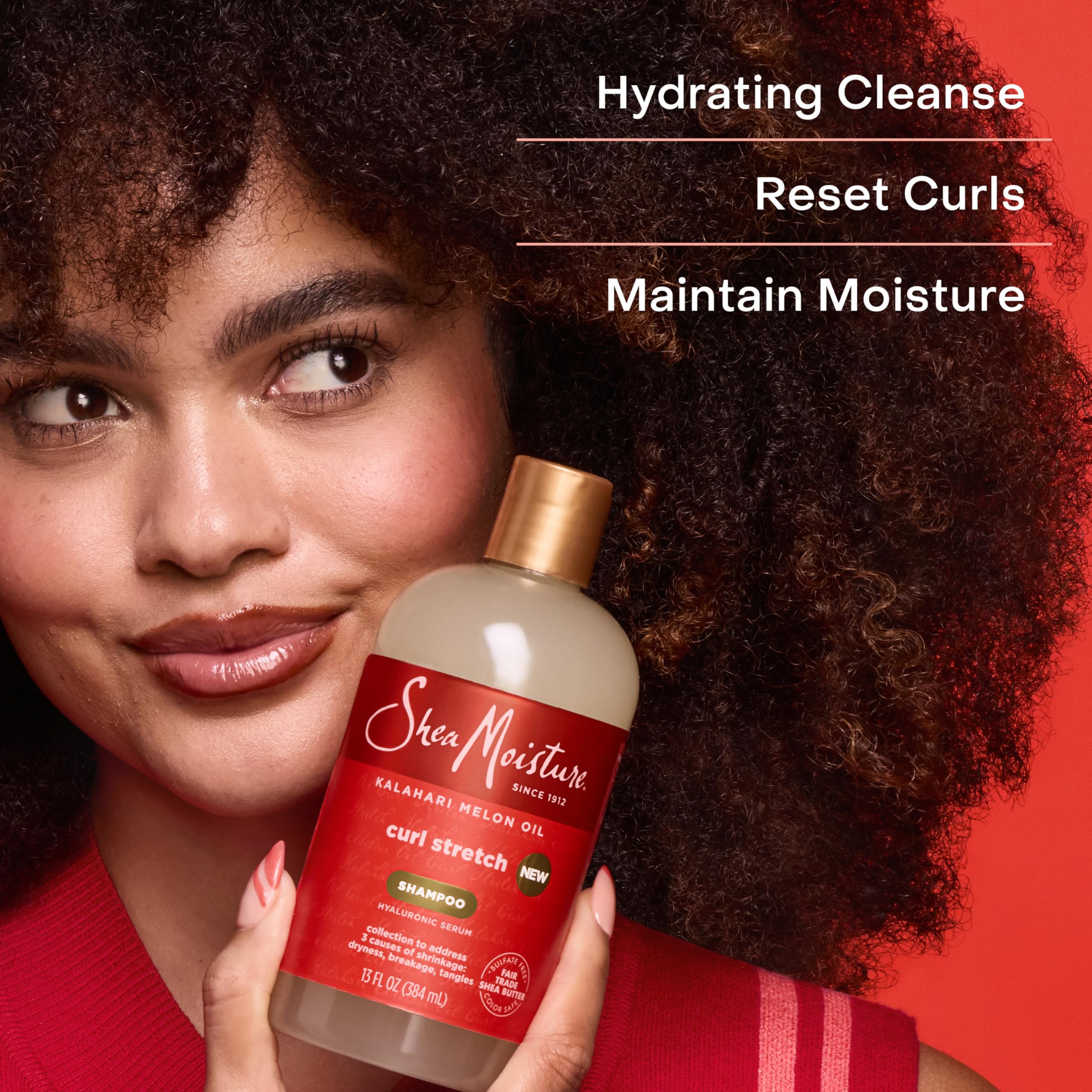 Aroma tropical con mango y vainilla en el champú de SheaMoisture.
