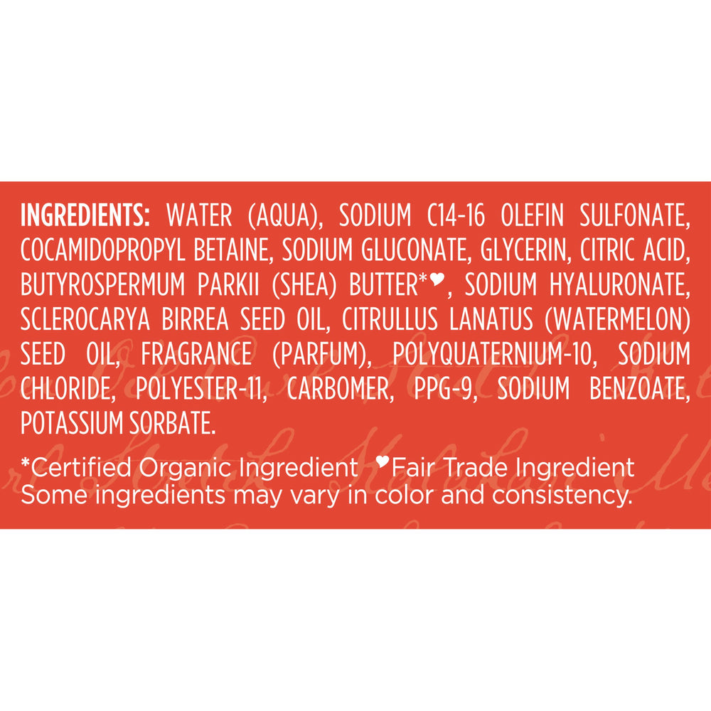 Detalle del Sérum Hialurónico en la fórmula de SheaMoisture.