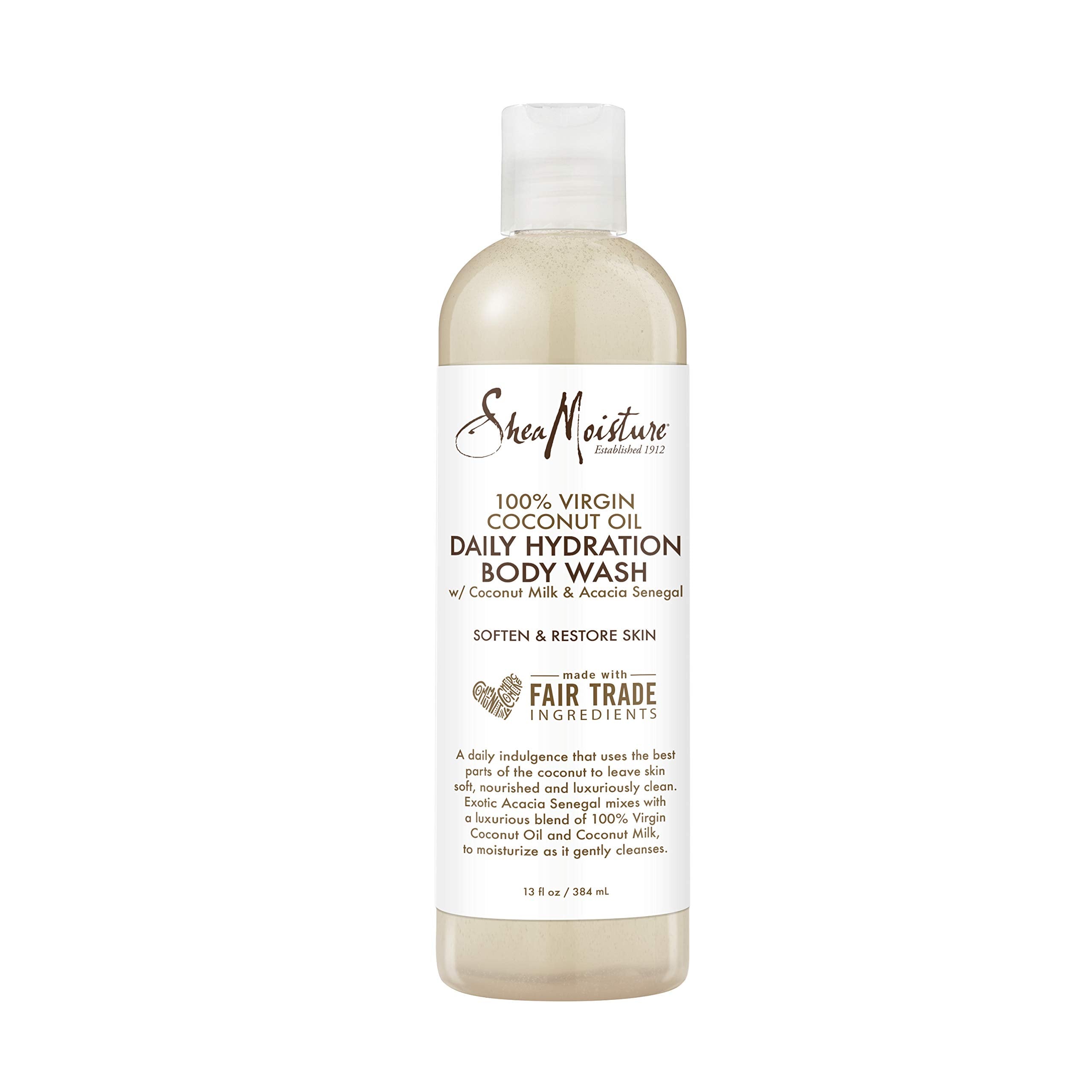 SheaMoisture botella de coco virgen para hidratación suave