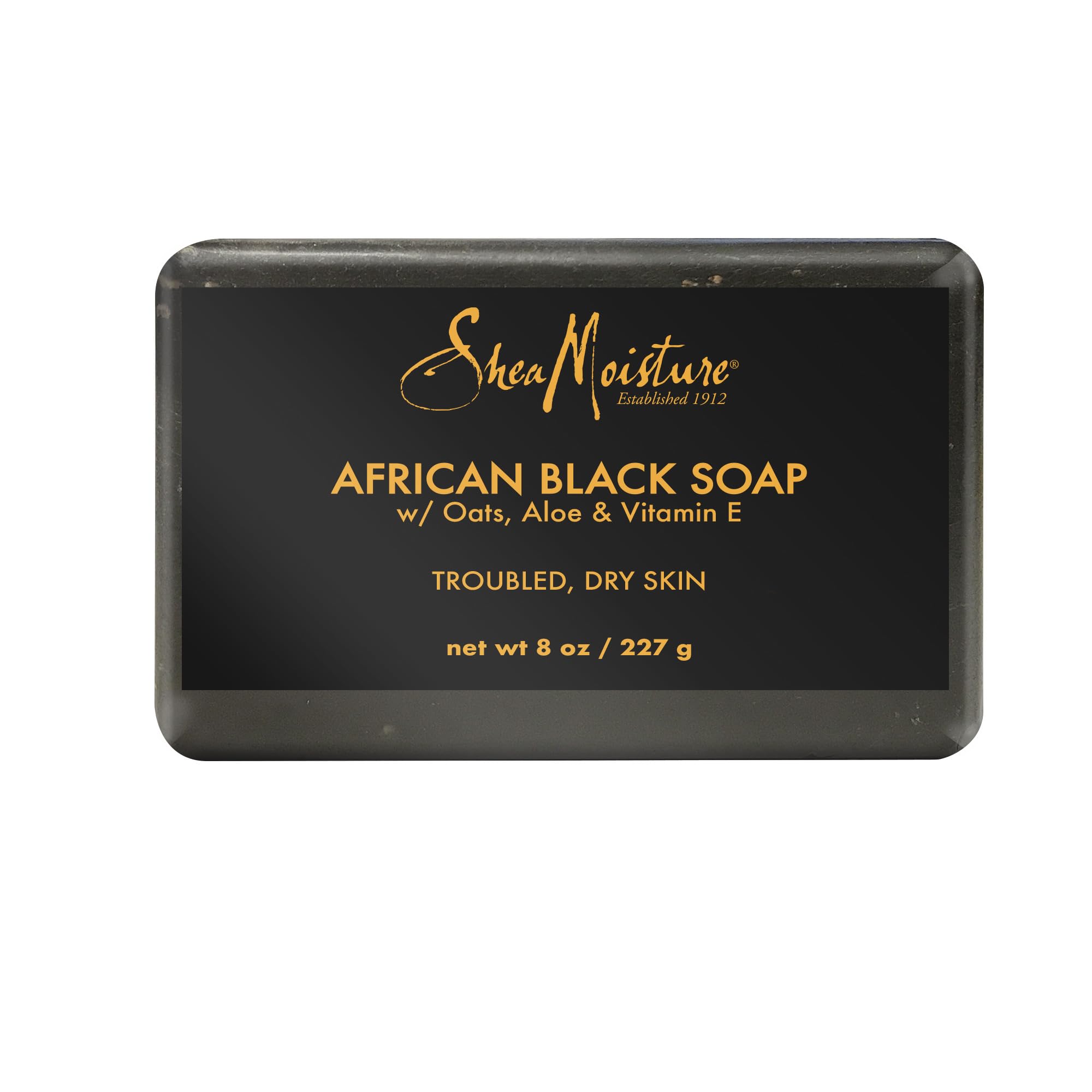 SheaMoisture Barra Jabón Piel Problemática: limpieza suave e hidratación para piel sensible.