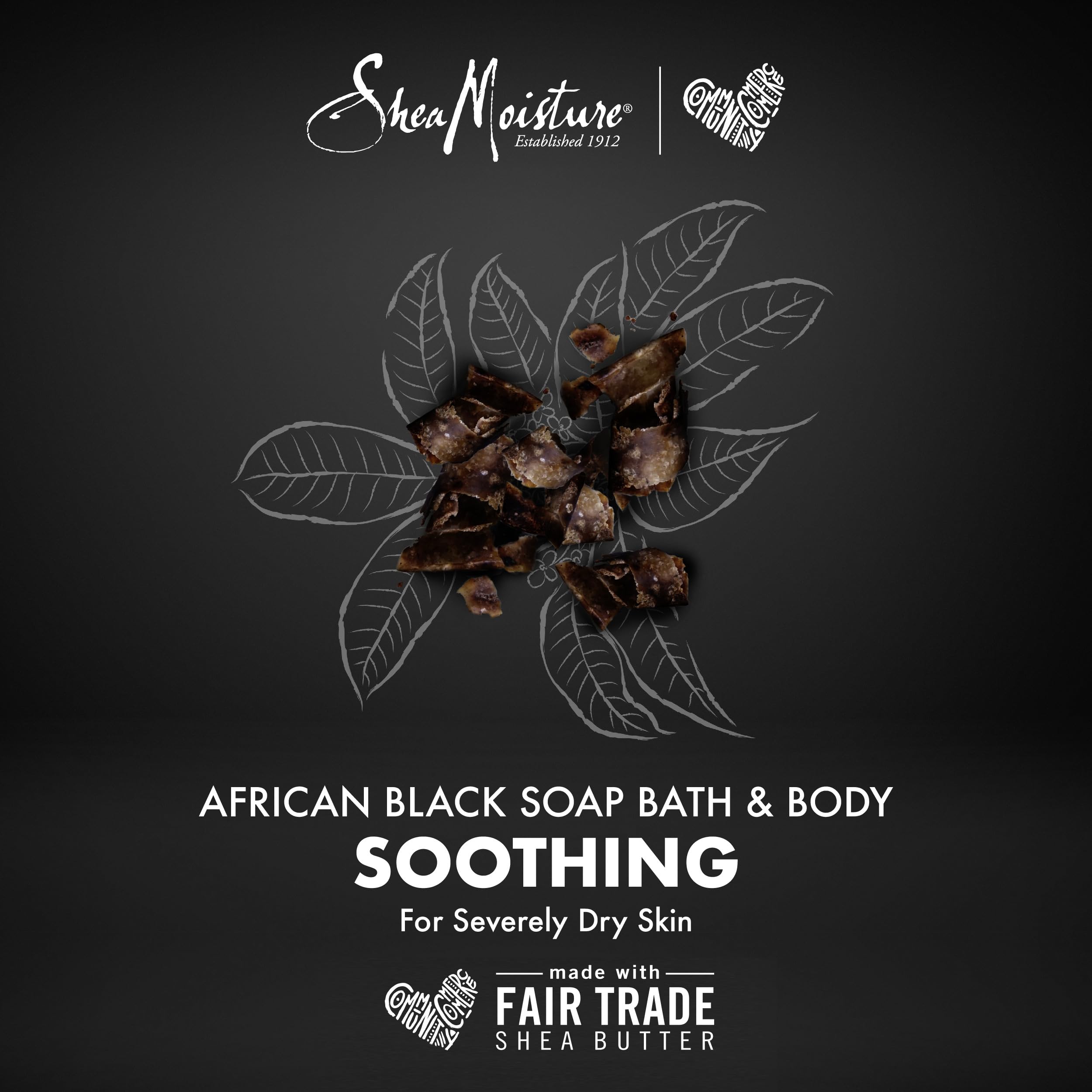 SheaMoisture Barra Jabón Textura Rica: textura nutritiva que crea espuma suave.