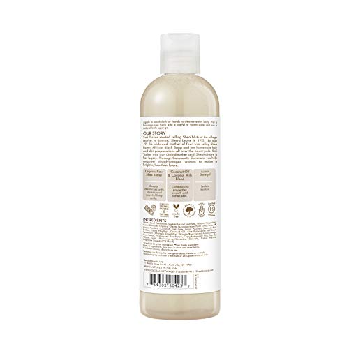 SheaMoisture burbujas de baño con coco para limpieza delicada
