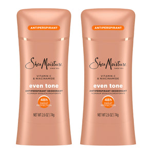 SheaMoisture Even Tone deodorant stick front view showing smooth glide