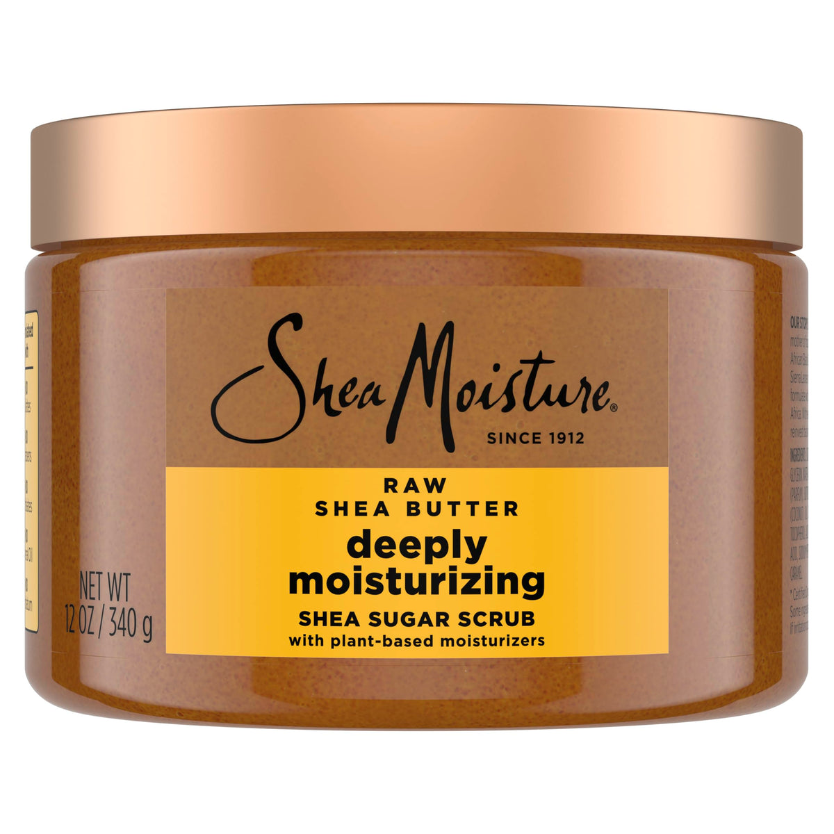 SheaMoisture exfoliante corporal con manteca de shea cruda para piel suave