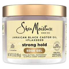 Gel de control de bordes SheaMoisture en botella 3-5 oz define bordes y controla el encrespamiento