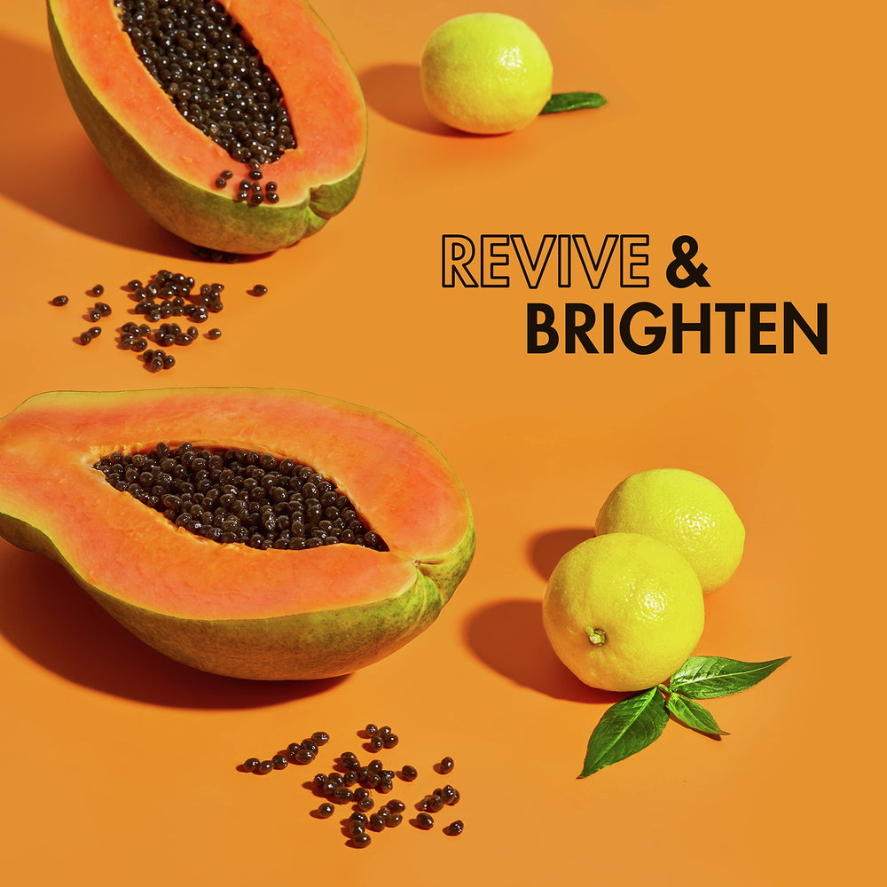 Ingredientes clave: papaya, vitamina C y yuzu en SheaMoisture para piel radiante.