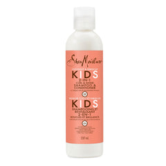 Sheamoisture Kids Coco Hibisco champú botella: cuidado suave para rizos.
