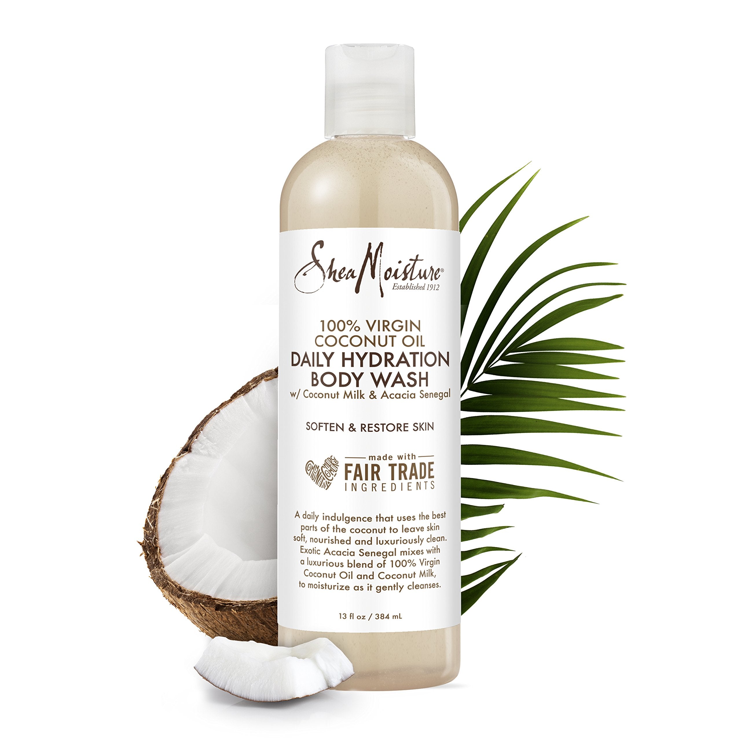 SheaMoisture leche de coco cremosa que suaviza la piel