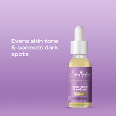 Textura ligera del Serum Melanin Care para absorción rápida.