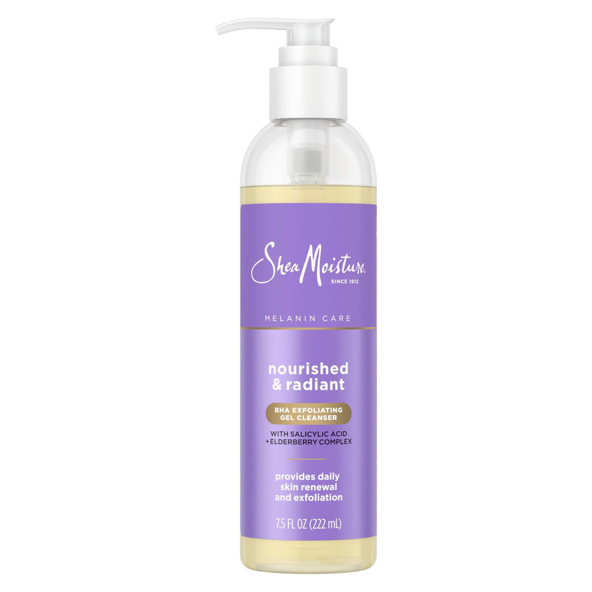 SheaMoisture Radiance BHA Gel Cleanser: limpiador exfoliante en gel para piel radiante.