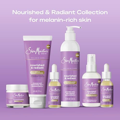 SheaMoisture Radiance BHA Gel Cleanser: ideal para añadir a una rutina nutrida y radiante.