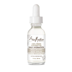 Suero SheaMoisture ácido hialurónico, textura ligera para piel seca y sensible, hidratación suave.