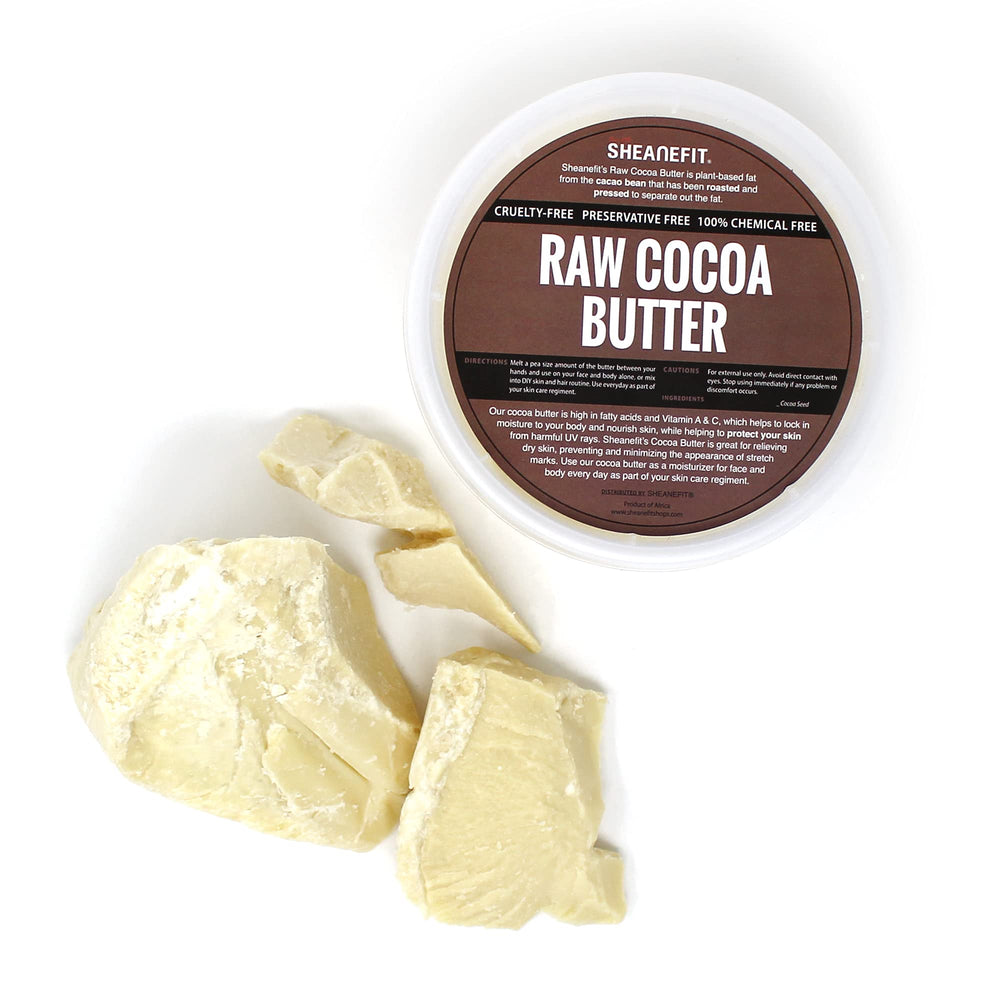 Manteca cacao para masaje de Sheanefit: textura suave que nutre la piel