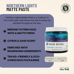 Textura definida y volumen para peinados casuales con Shear Revival Northern Lights.