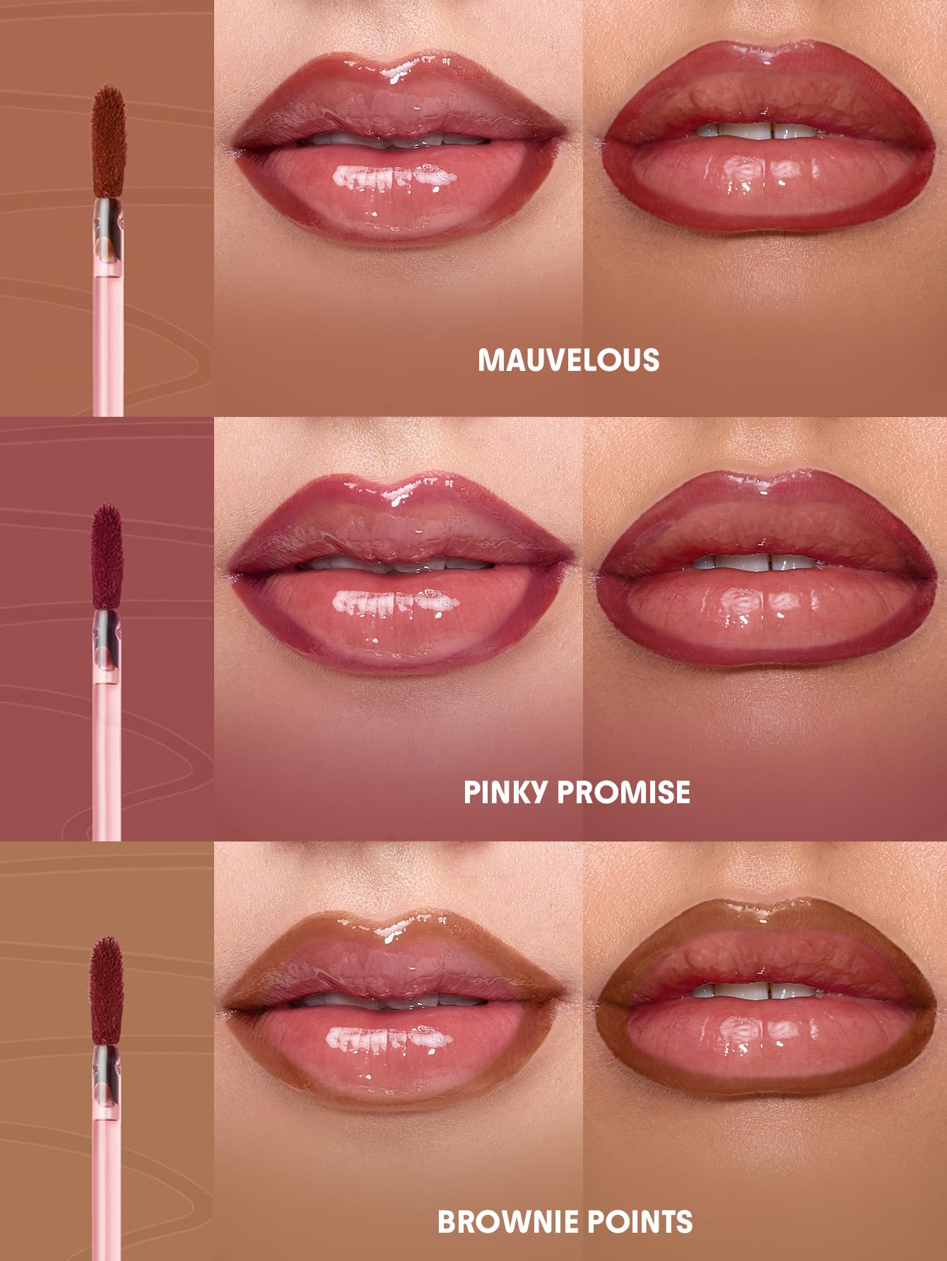 Acabado nude natural de SHEGLAM para un look suave y hidratante.