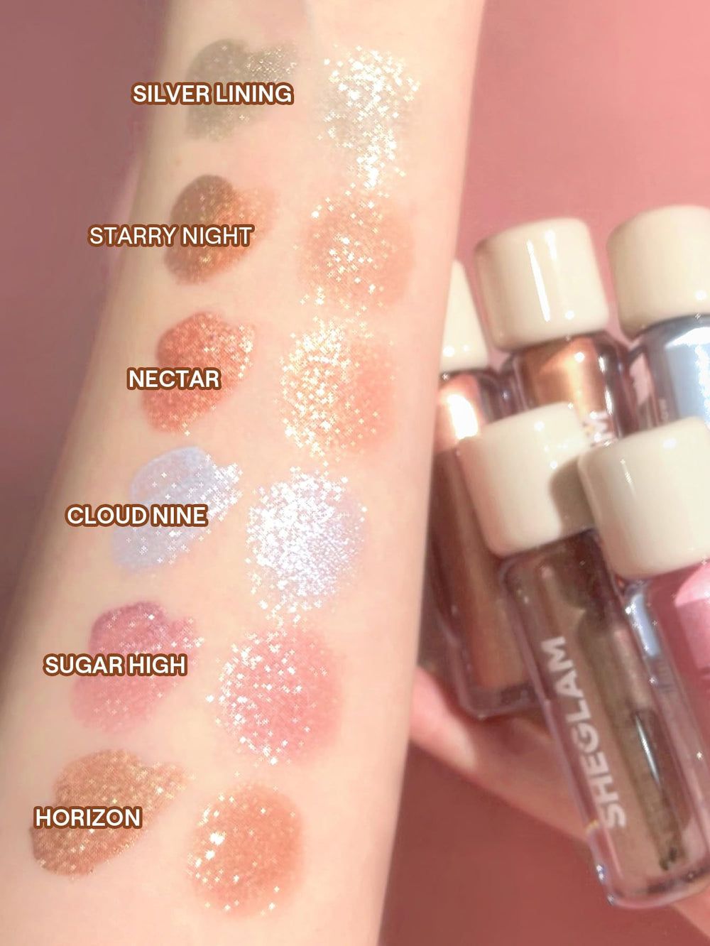 SHEGLAM Airglow Eye Tint múltiples acabados disponibles