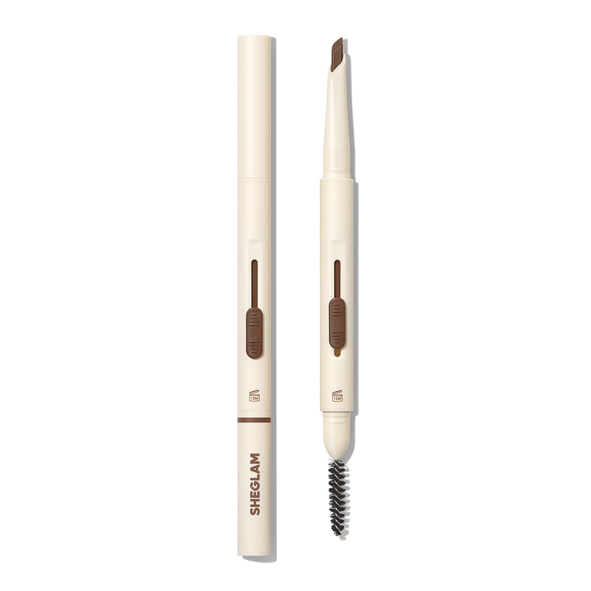 SHEGLAM Better Brows lápiz cejas doble en taupe para un look natural.