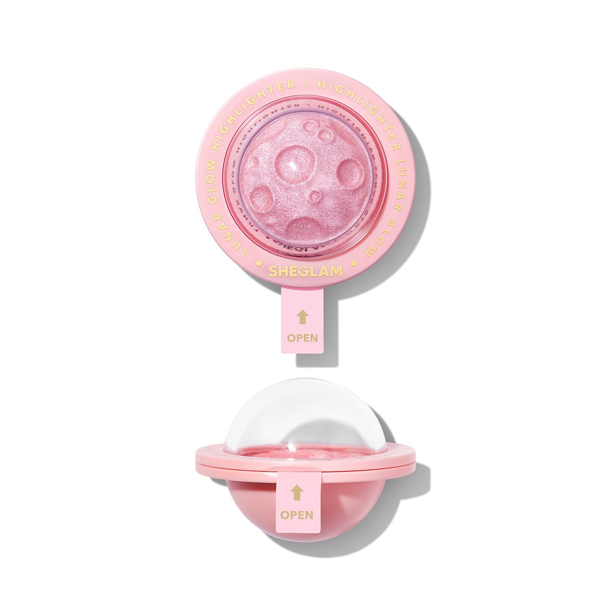 SHEGLAM Lunar Glow iluminador multidimensional para un resplandor visible.