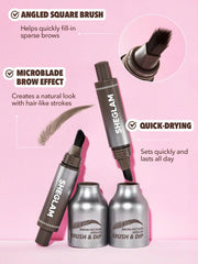 SHEGLAM Brow-Fection dip para cejas con efecto microblade.
