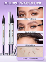 SHEGLAM Real Flow Laminante para Cejas Taupe - gel fijador con cepillo.