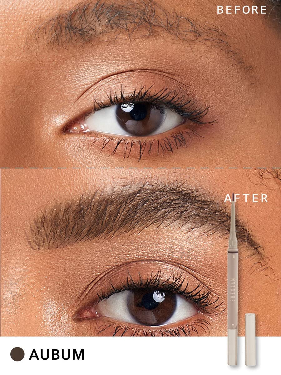 SHEGLAM cejas-impermeables lapiz-mate ofrece durabilidad todo el día.