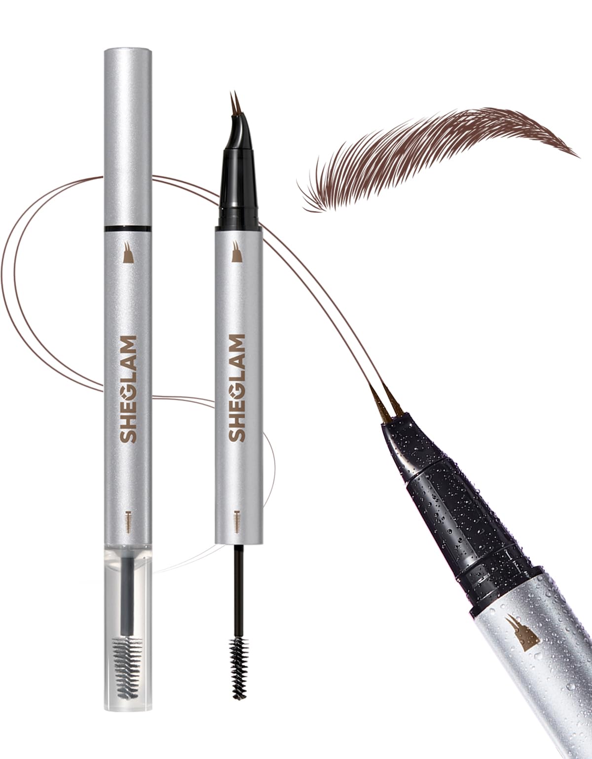 SHEGLAM Real Flow Laminante para Cejas Taupe - aplicación para trazos naturales.