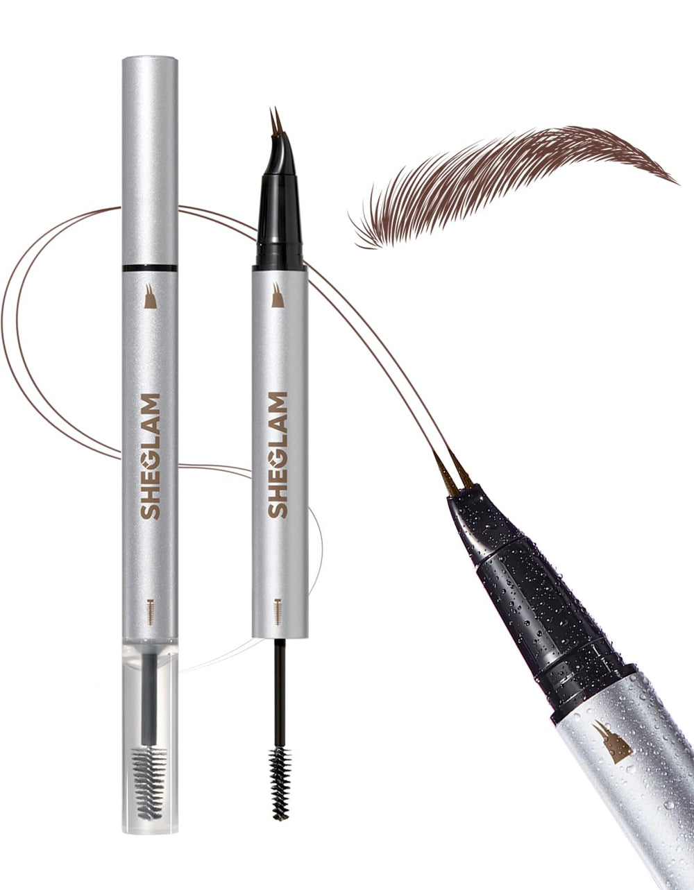SHEGLAM Real Flow Laminante para Cejas Taupe - aplicación para trazos naturales.