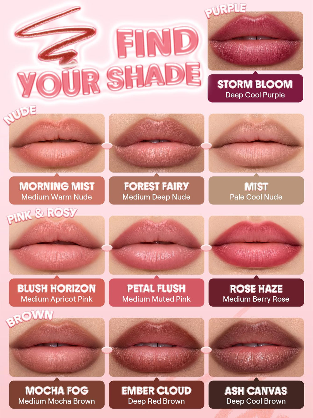 SHEGLAM Cloudline delineador labial: ideal para balancear color al combinar con brillo.