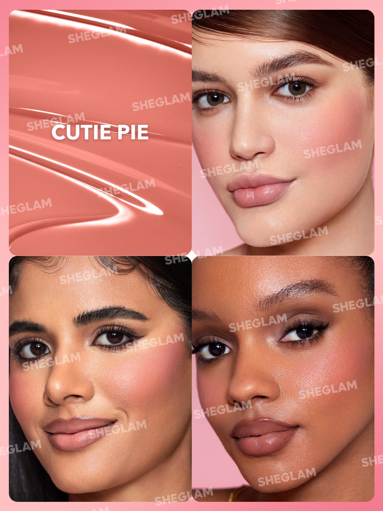 SHEGLAM Color Bloom Cutie Pie libre de crueldad certificado para uso diario