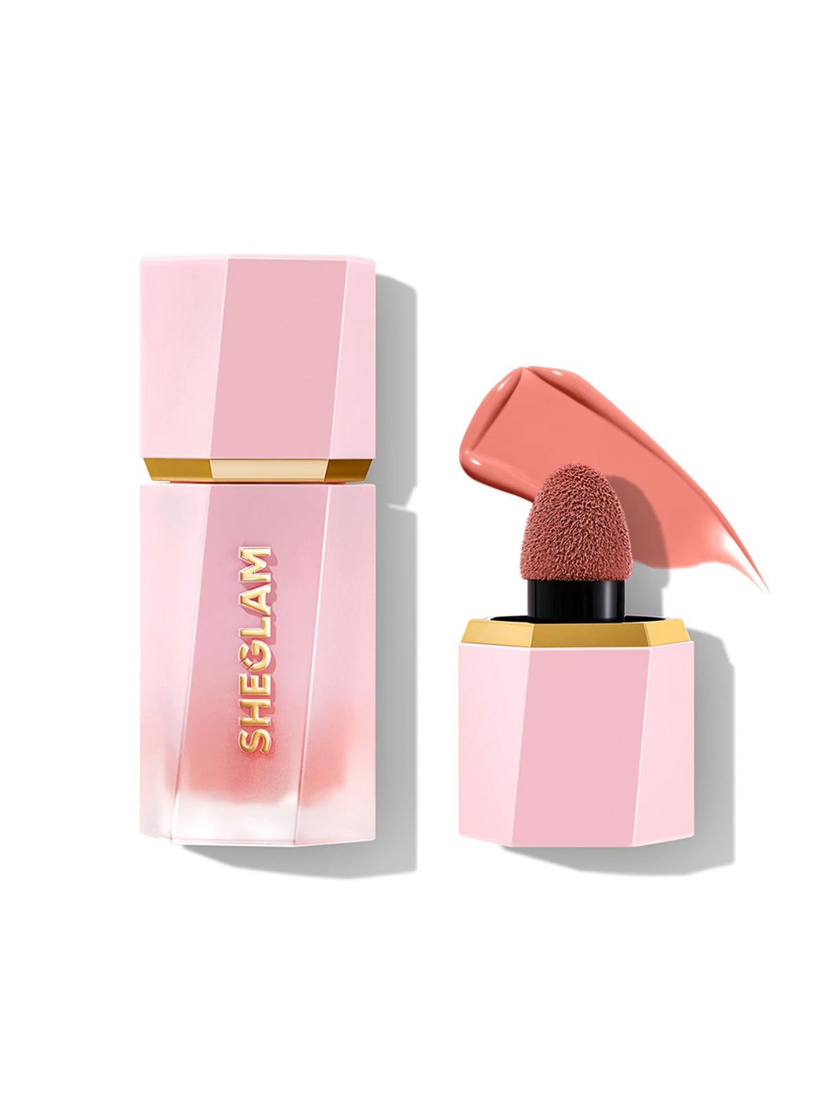 SHEGLAM Color Bloom rubor líquido Cutie Pie en envase compacto para uso suave